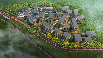 4+1 Residence in a Luxury Complex Intertwined with Nature in Kağıthane