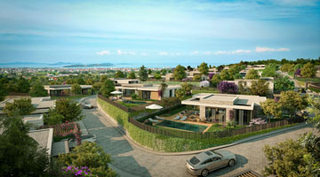 5+1 Villas with Private Pool in a Complex in Nature in Urla, Izmir