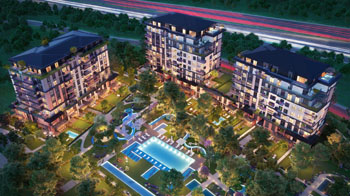 1+1 Residences in a Ultra Luxury Complex in Seyrantepe (very central location)